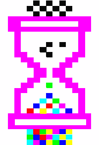 boring in, amazing out stitch n glitch timer